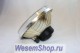 Оптический элемент Wesem головного света Икарус, Камаз, Волга, Нива, ВАЗ с пыльником и габаритной лампой. ПРОЗРАЧНОЕ СТЕКЛО
